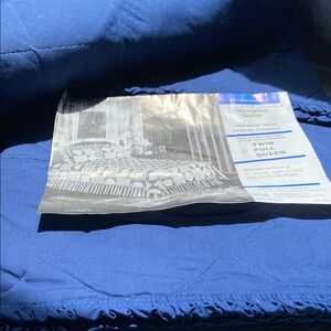 Blue Decorative Quilt